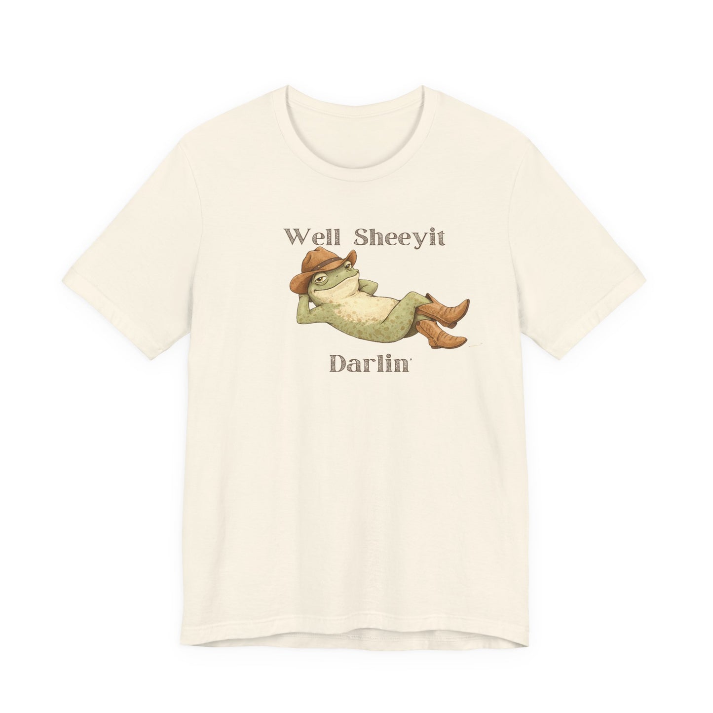 Frog Relaxing Graphic Shirt — "Well Sheeyit Darlin"