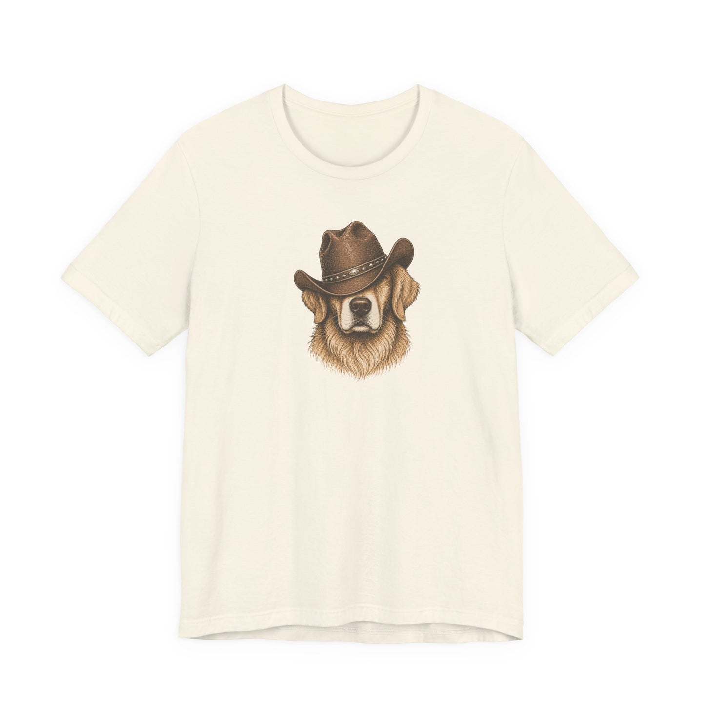 Cowboy Golden Retriever T‑Shirt — Dog Lover Western Tee