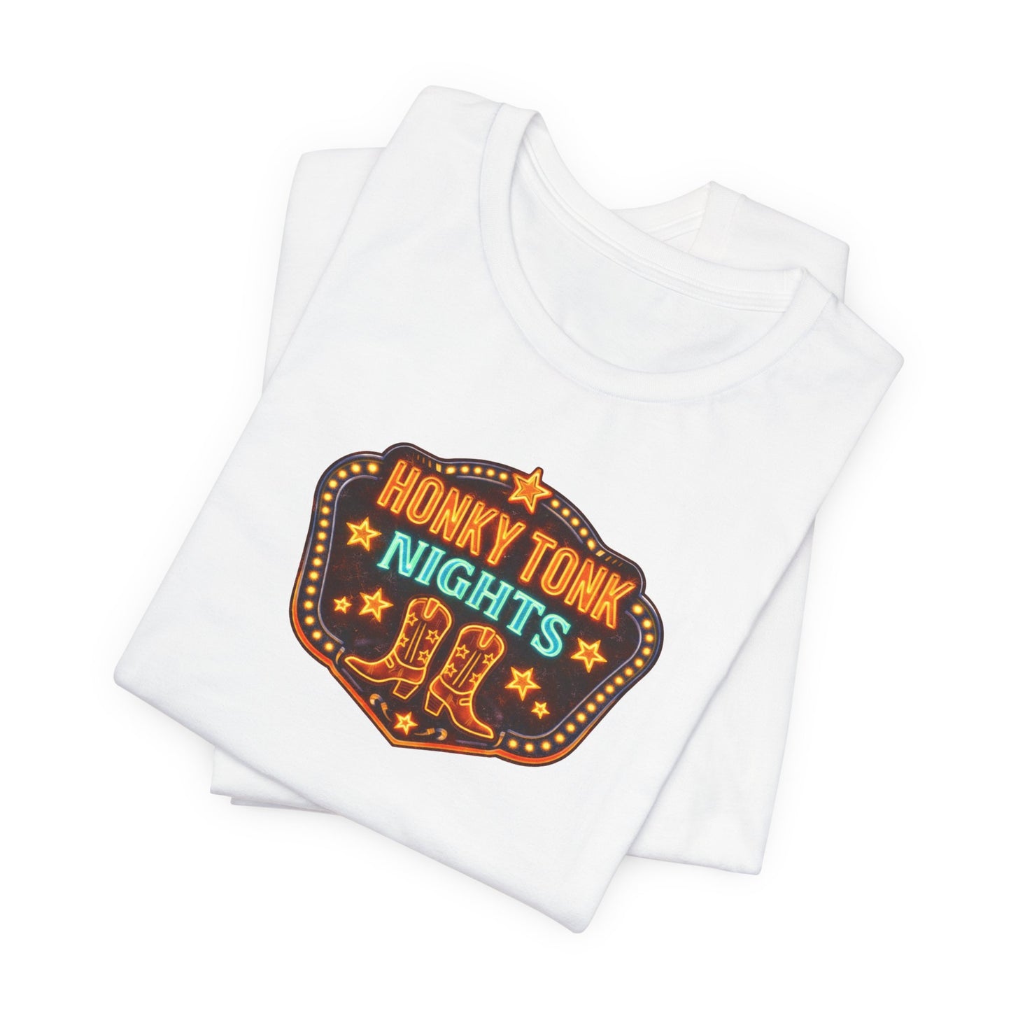 Honky Tonk Nights T-Shirt — Retro Country Western Tee