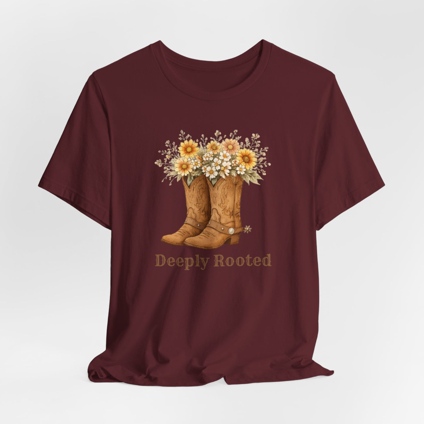 Deeply Rooted Cowboy Boots Floral T-Shirt