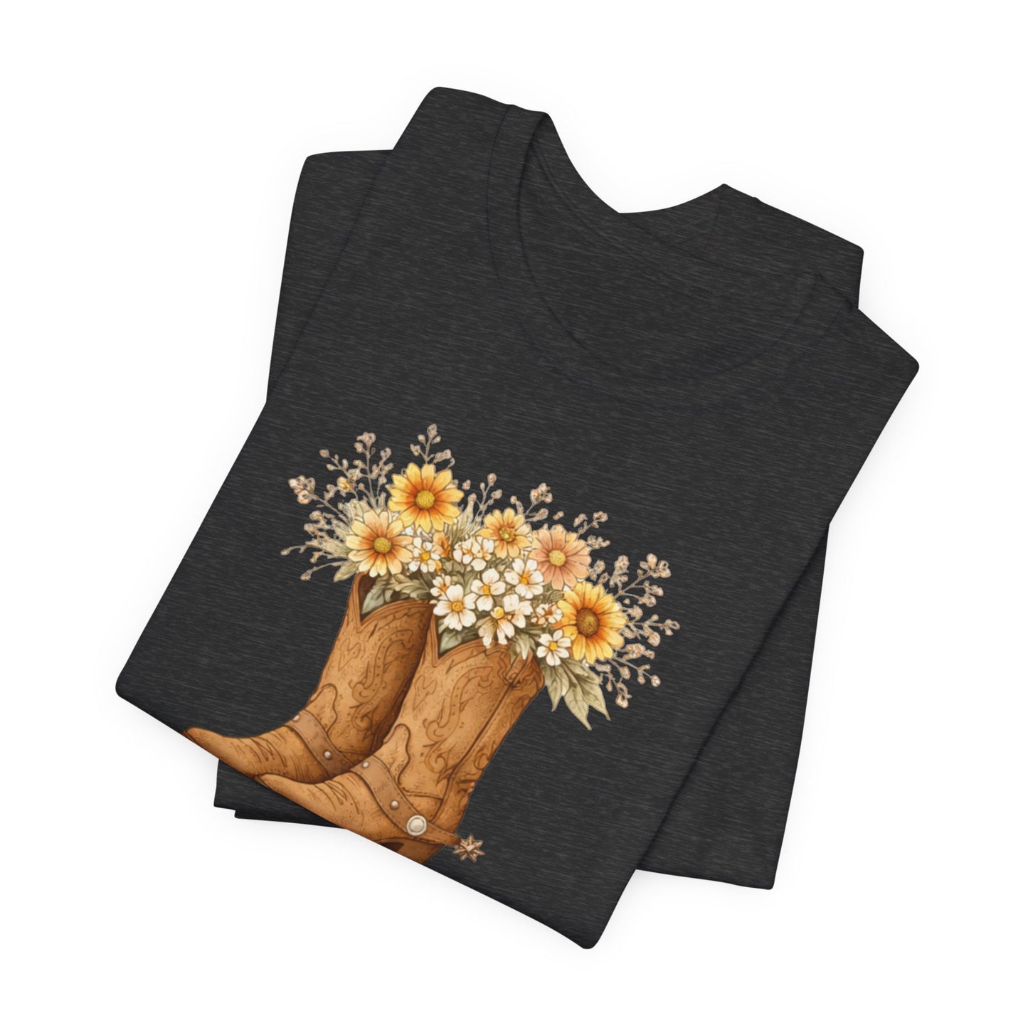 Deeply Rooted Cowboy Boots Floral T-Shirt