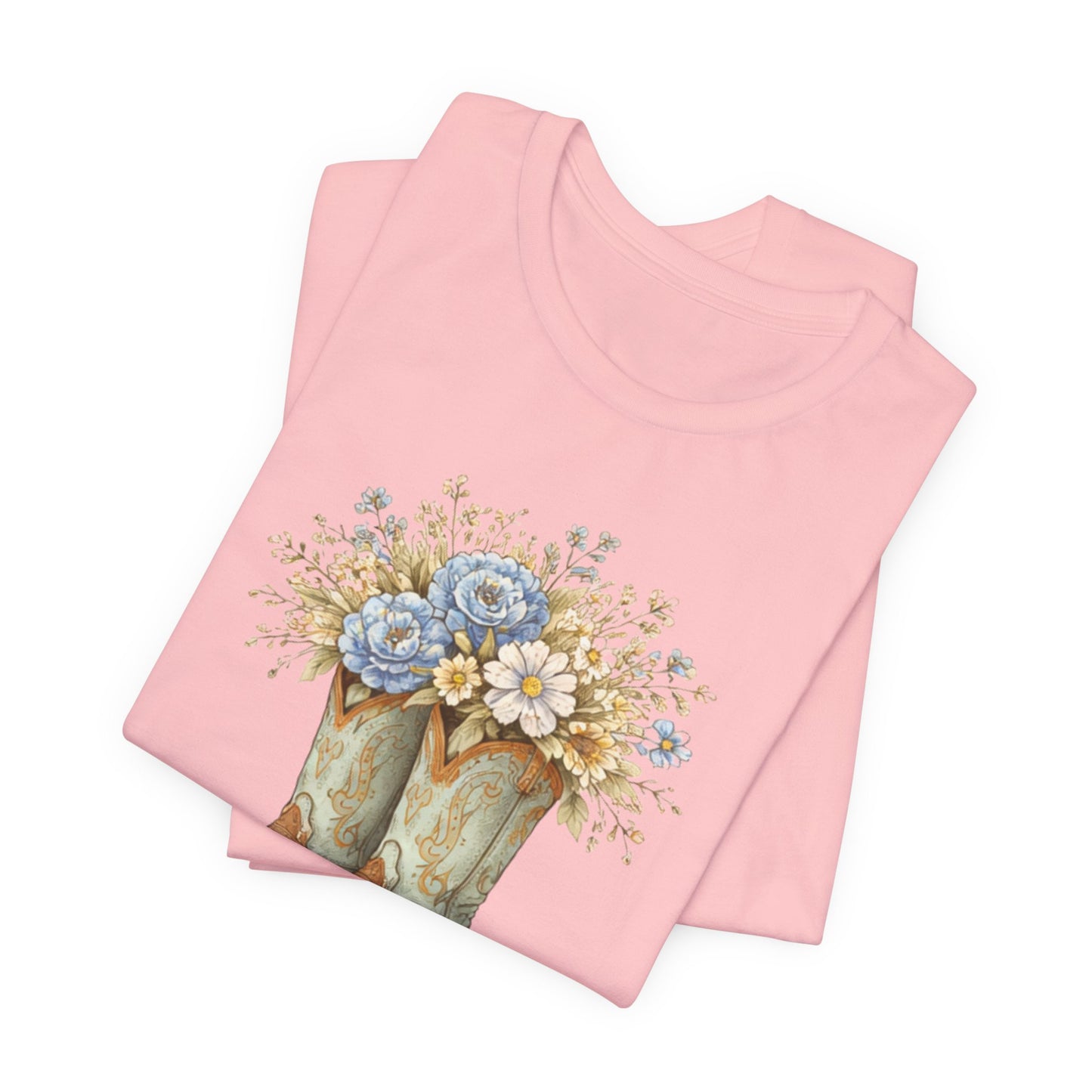 Deeply Rooted Cowboy Boots Floral T-Shirt