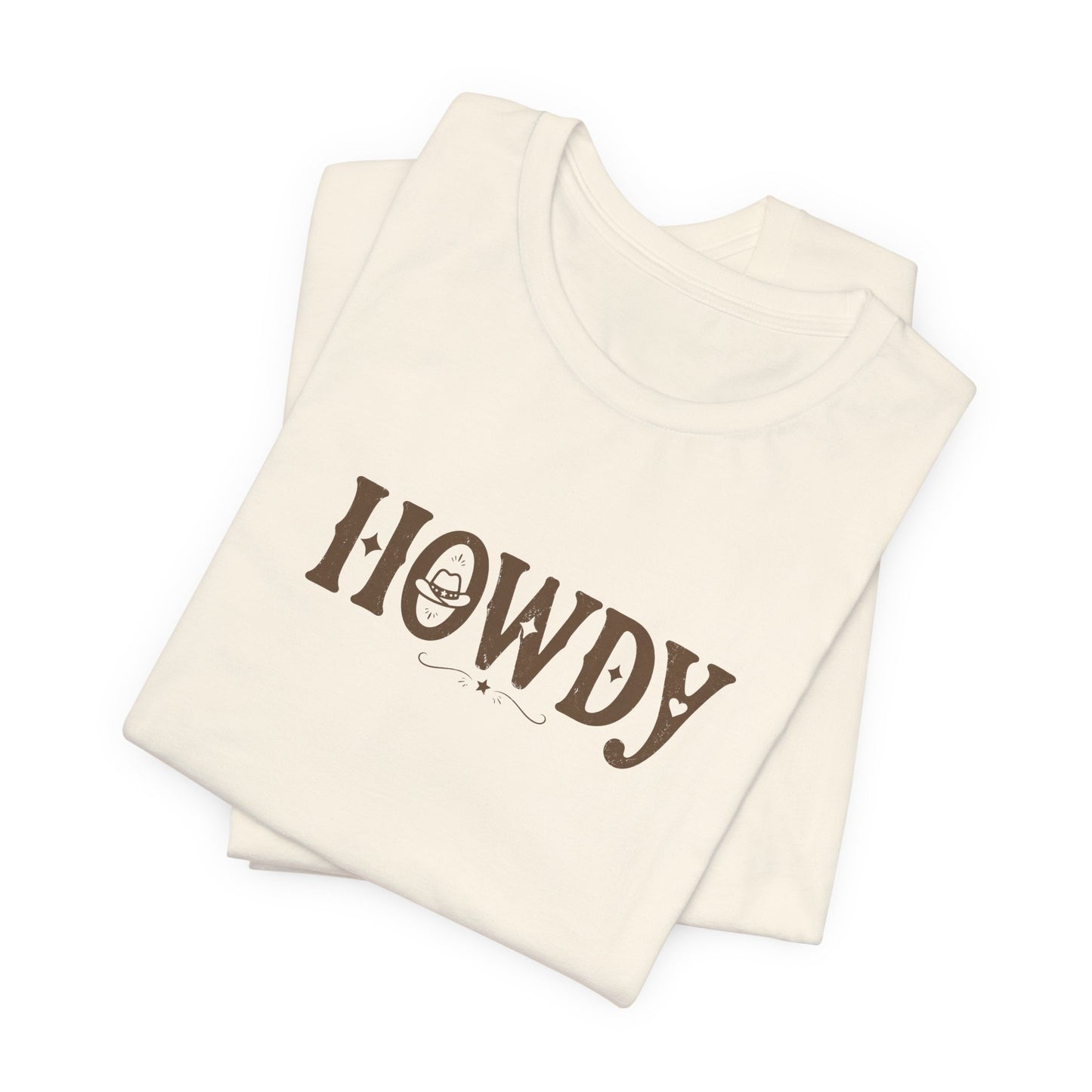 Howdy Graphic Tee — Western Cowboy Greeting T-Shirt