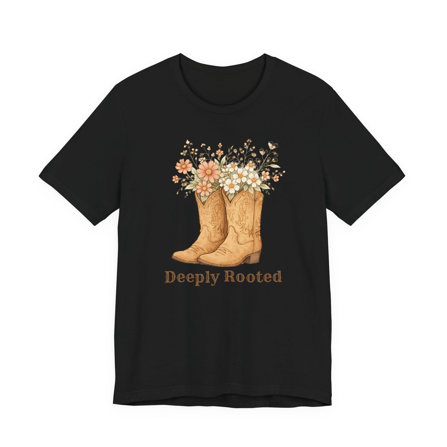 Deeply Rooted Cowboy Boots Floral T-Shirt