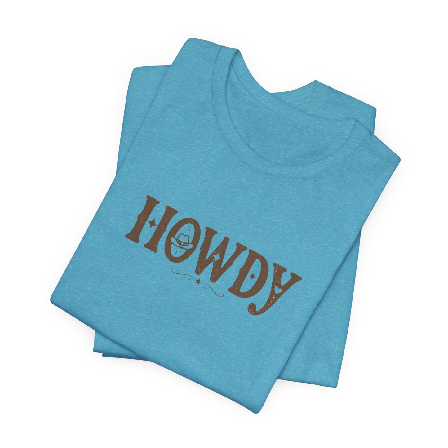 Howdy Graphic Tee — Western Cowboy Greeting T-Shirt