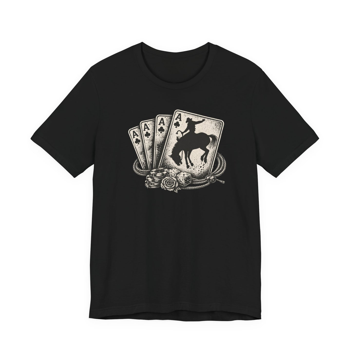 Western Ace Cards Graphic T-Shirt