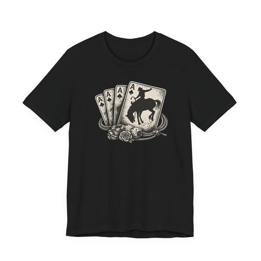 Western Ace Cards Graphic T-Shirt