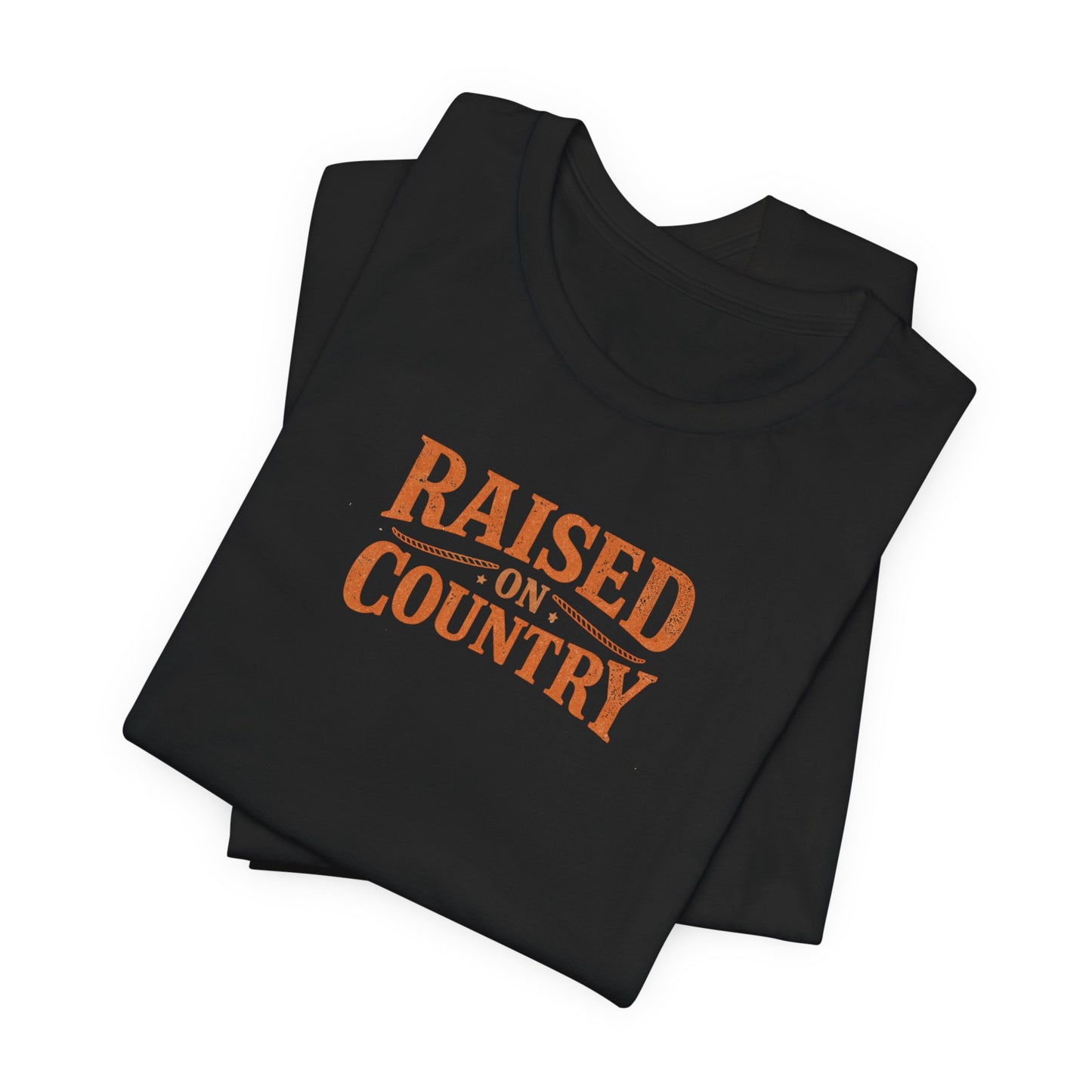 Raised on Country T-Shirt — Vintage Western Graphic Tee for Country Music Lovers