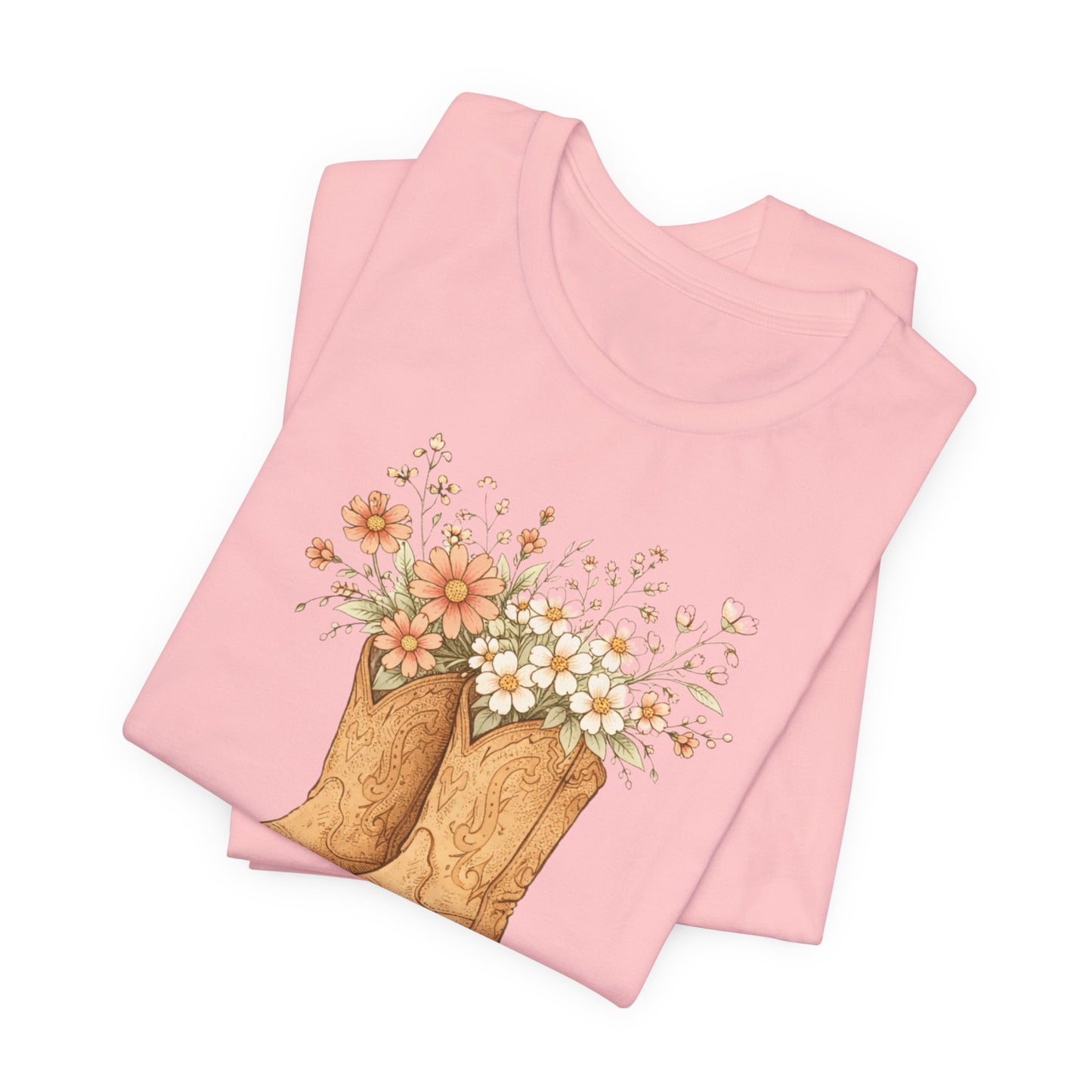 Deeply Rooted Cowboy Boots Floral T-Shirt