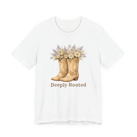 Deeply Rooted Cowboy Boots Floral T-Shirt