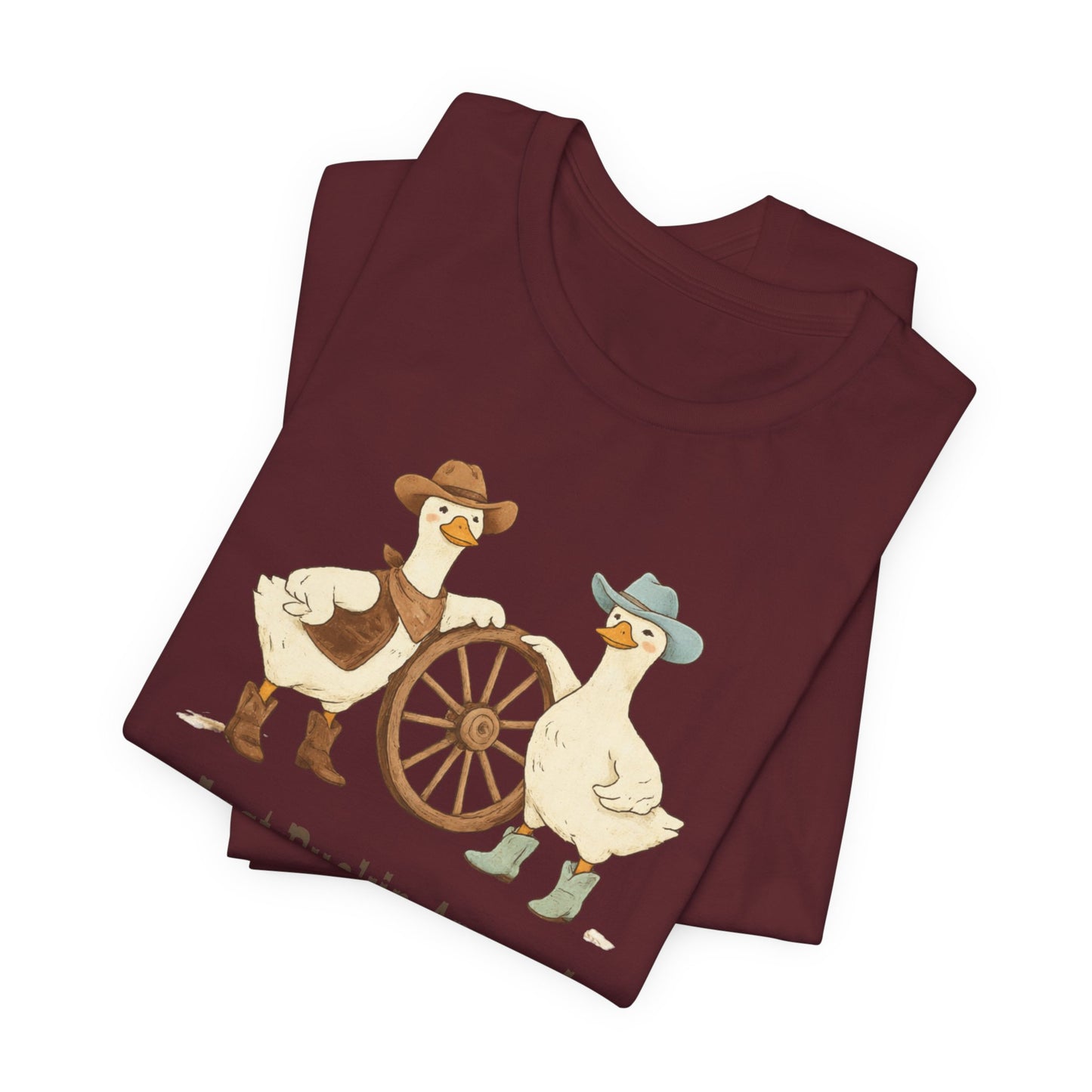 Just Duckin' Around T-Shirt— Vintage Western Duck Graphic T-Shirt