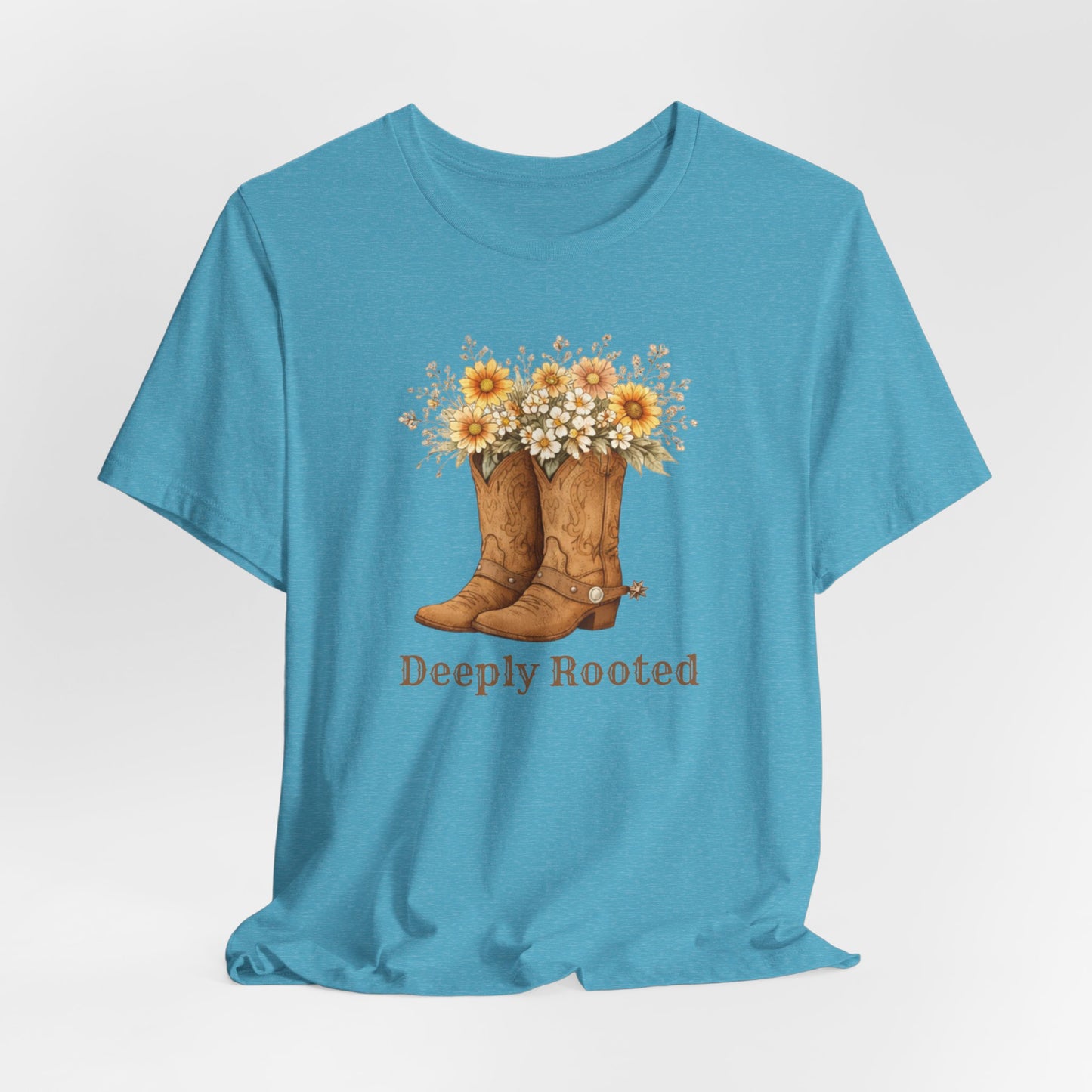 Deeply Rooted Cowboy Boots Floral T-Shirt