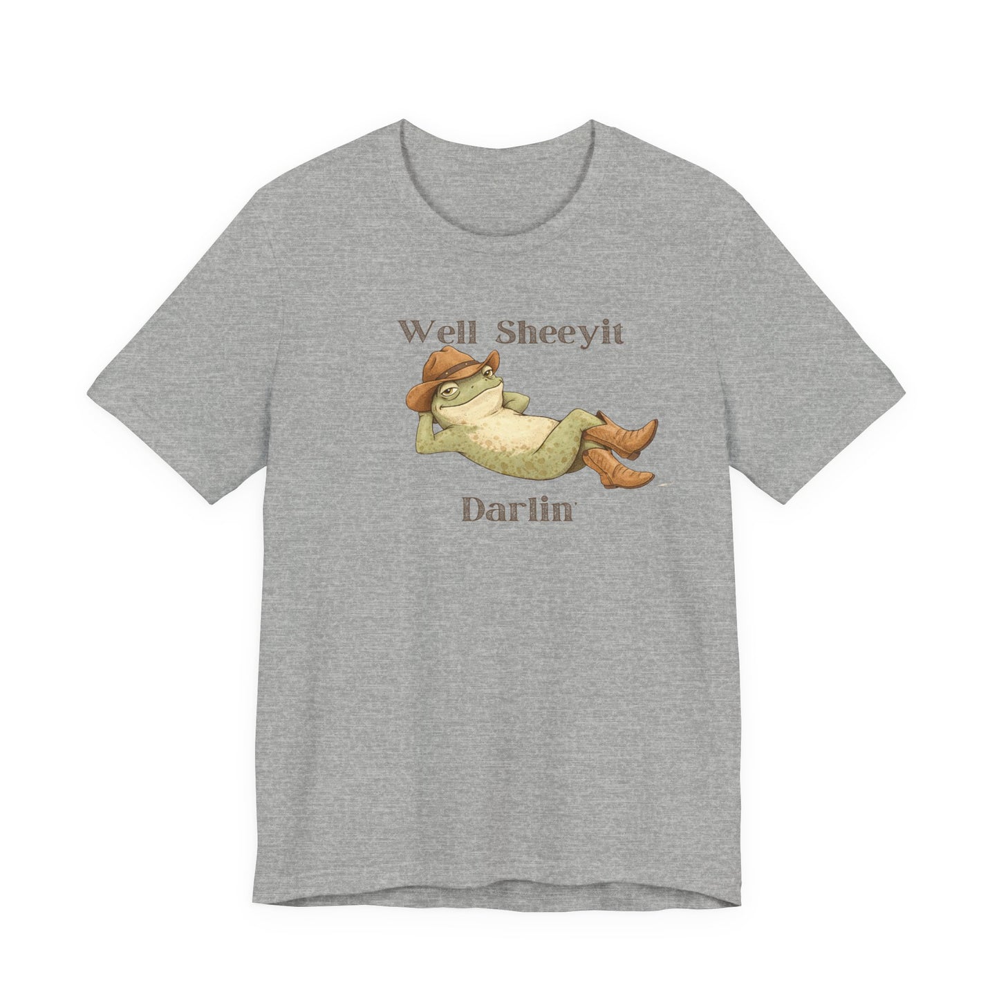 Frog Relaxing Graphic Shirt — "Well Sheeyit Darlin"