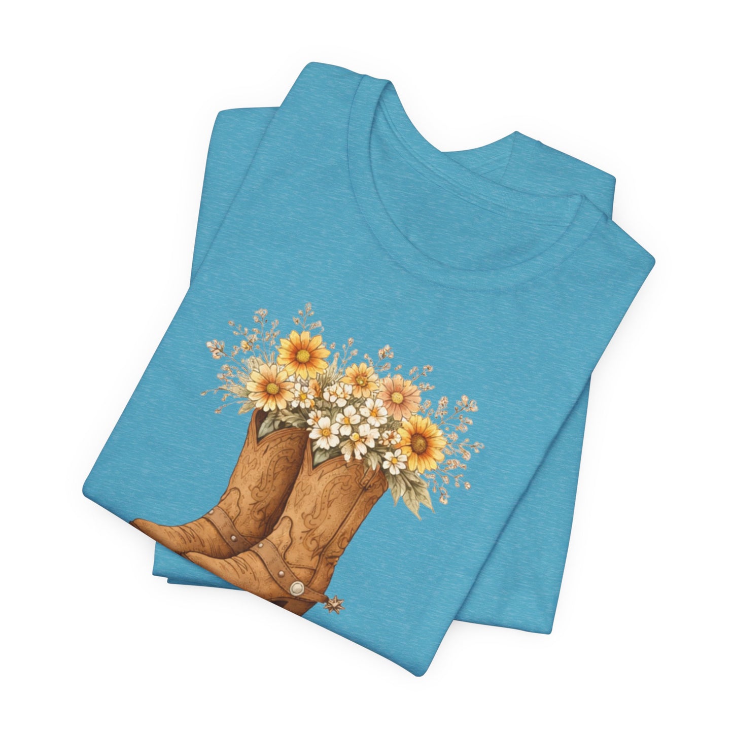 Deeply Rooted Cowboy Boots Floral T-Shirt